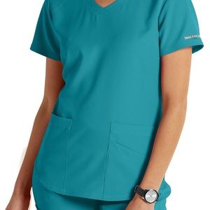 Teal Sketchers Scrubs